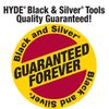 Hyde 02568 3" Black and Silver Hammer Head Chisel Scraper