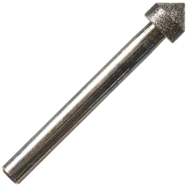 DIA-T 6mm Round Shaft Rotary Diamond File #4 Cylindrical Pointed #1030-4