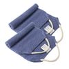 Evridwear Exfoliating Back Scrubber with Handles Two Sides for Body Shower Deep Cleans Skin Massages Invigorating Blood Circulation Men Women One Size (2 Pack Blue)