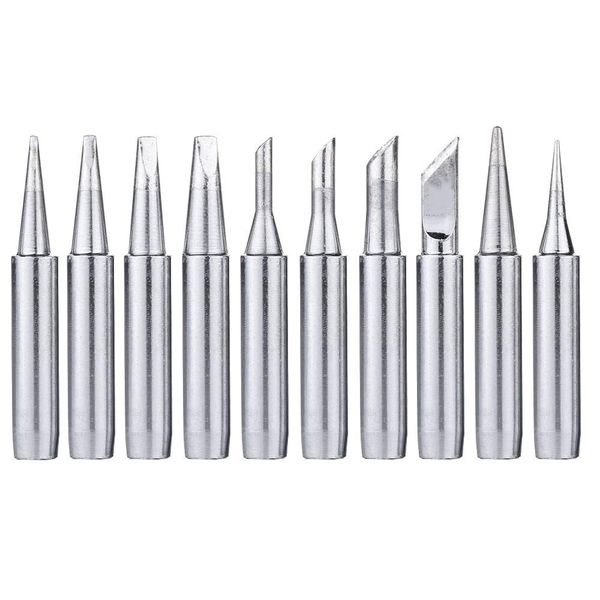 Mesee 900M Soldering Iron Tips Replaceable Solder Iron Tip Set for Hakko, Radio Shack, TENMA, ATTEN, Quick, Aoyue, Yihua Solder Station(10 Different Shape)