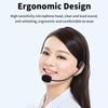 Headworn Microphone, ABS Material, Clear Sound, Compatible with Speakers, Sound Cards, Amplifiers, Computers