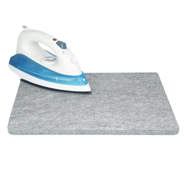 Portable Ironing Wool Mat (Iron Anywhere) Ironing Board Replacement, Iron Board Alternative Pad (11.5" x 14.5")