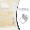 Plug Socket Covers, Childproof Electrical Outlet Protector, Double-Position Plug Socket Covers UK, Universal Plug Socket Cover, Switch Protector Box for Home Safety, Baby Pet Safety