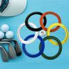 MAZEL Golf Rubber Putting Ring/Cups, Automatic Returnable Golf Training Hole Cups, All-Direction Putting Practice Indoor & Outdoor (Black Ring)