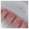 Nail Tips, 24 Pieces, Thumb Nail Seal, Foot False Nails, Nail Tips, Foot Nails, Reusable, Gel Nail Tips, Summer Nails, Weddings, Coming-of-Age Ceremonies, Foot Nails, Easy Nail Removable, For Feet (J004)