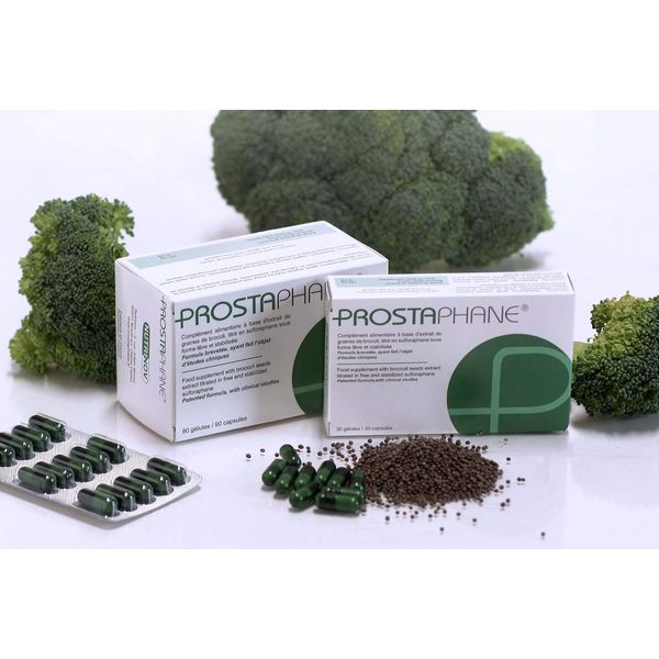 Nutrinov Prostaphane - 90 Capsules: The Free, stabilised, Natural Substance, extracted from Broccoli Seeds