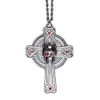 Boland 10117177 Necklace Cross with Skull One Size