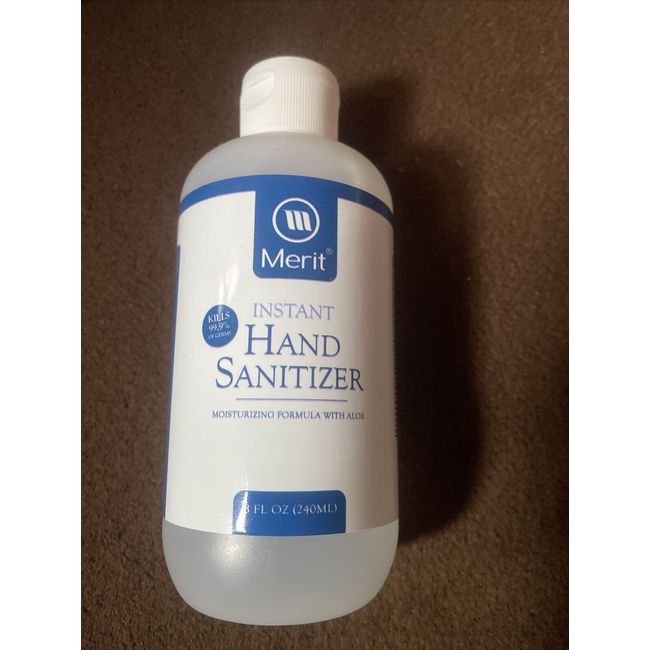 Merit  Hand Sanitizer 8oz Moisturizing Formula With Aloe