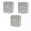 Plastic Junction Box,Rainproof Dustproof, Junction Box, Universal Electrical Enclosure, Outdoor and Indoor Usage Project Box Security Camera Bracket (117 * 100 * 48mm-3PCS)