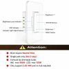 2Pcs Smart Dimmer Light Switch WiFi in wall Remote Control for Alexa Google Home