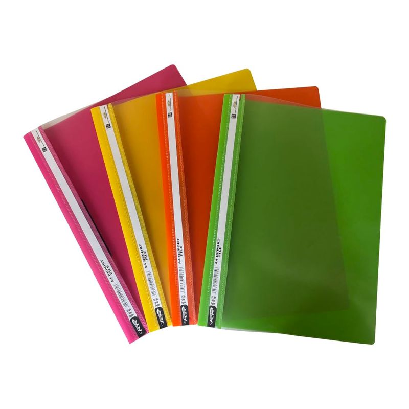 𝐂𝐇𝐏𝐋 Pack of 80 Pcs | A4 Project Folder | 4 Assorted Colour for ...