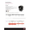 GL-110 RHCompetition Infield Baseball Glove 11", Black