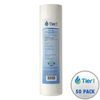 10 x 2.5 Inch 1 Micron Bonded Polypropylene Sediment Water Filter 50 Pack