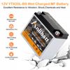 YTX20L-BS AGM Battery Replacement Maintenance Free For Motorcycle ATV UTV