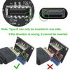 通用 USB 3.1 Front Panel Header Extension Cable,USB C extension Cable with 19Pin Header Male Extension Cable Adapter(About 20in)