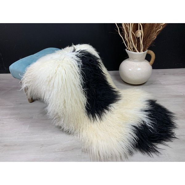 Curly Icelandic Large Sheepskin Rug Pelt Genuine Seat Cover Pet Bed Throw