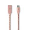 aiino MFI Lightning USB Cable 1 Metre Rose Gold
