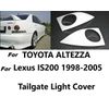 for Lexus is300 tail light covers rear eyebrows eyelids primed 1998-2005 set