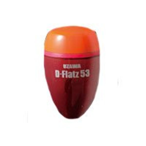 Kizakura 029097 Uzawa D-Flatz53 P-J6 Orange Close-range Float