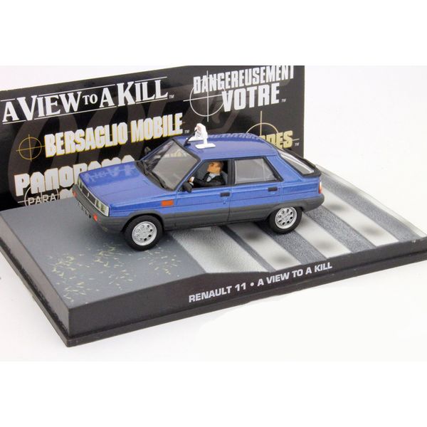 RENAULT 11 James Bond Movie Car im angesicht des Todes Blue 1: 43 IXO