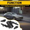 4PC For Altima 2013-2015 Front Bumper Bracket Retainer Plastic Hold Mount Guide