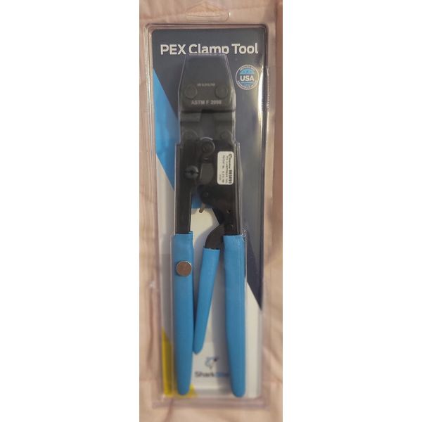 SharkBite 865896 PEX Crimp Ring Tool Kit With *FREE* 10 pc 1/2in Clamps