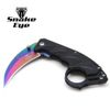 Everyday Carry Folding Pocket Knife, Assisted Opening, Tactical Design (Rainbow)