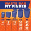 Hefty Strong 30 Gallon Black Drawstring Trash Bags 14 Count Heavy Duty