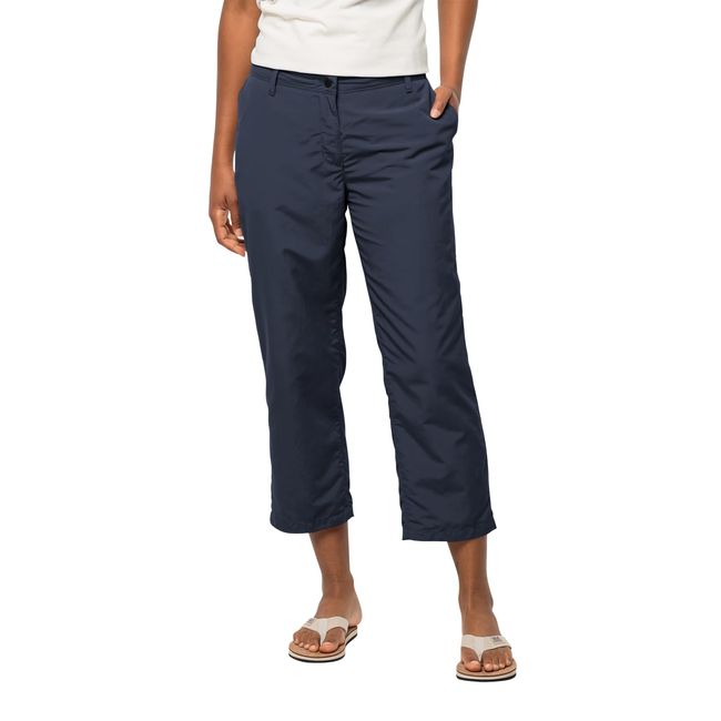 Jack Wolfskin Damen Kalahari 7/8 Pants W Freizeithose, Night Blue, 42