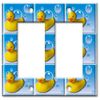 Art Plates - Rubber Duckies Switch Plate - Double Rocker