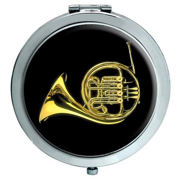 French Horn Compact Mirror