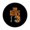 This Baller Is 3rd Boy Basketball Geburtstag PopSockets mit austauschbarem PopGrip