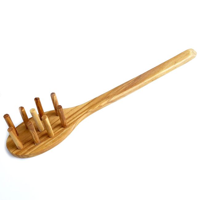 [arteinolivo] Olive Wood Spaghetti Spoon (31 cm)