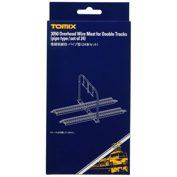 Tomix N Gauge a Double-tracked Wire Pillar and Pipe Type (24 Sets) 3050