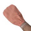 Turkish 100% Silk Exfoliating Gloves & Mitt, Bath Scrub Exfoliator Body Glove, Fake Tan Remover Bath Mitt for Women, Men, Shower, Hammam, Spa by Feel Fine (Salmon Pink & FF)