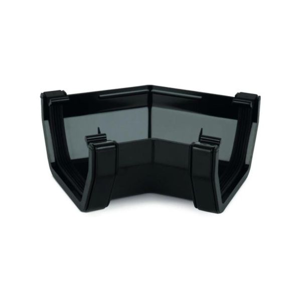Black Square Gutter 135° Angle