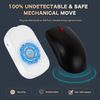 YEPLING Undetectable Mouse Mover - Mechanical Mouse Jiggler with Driver Free USB Port, Automatic Random Movement to Prevent Computer from Sleeping