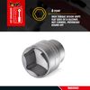 Teng M140510c 6pt Regular Socket 10mm 1/4 Square Drive