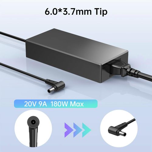 180W Zephyrus Charger Fit for ASUS ROG Zephyrus G14 GA401 G15 GA502,20V 9A ASUS AC Adapter Compatible with TUF A15,A17, Zephyrus M16, ROG Strix Scar II, ROG Strix Hero II(ADP-180TB H)