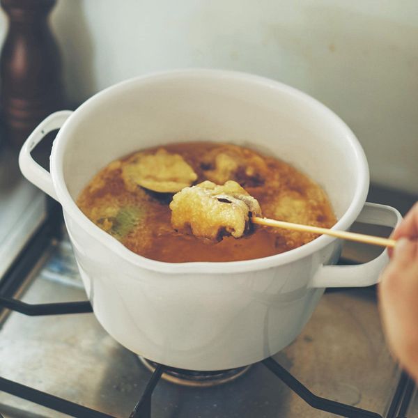 Belle Maison Fryer Pot, Enameled Pot, Can Be Fryed with Less Oil, Made in Japan