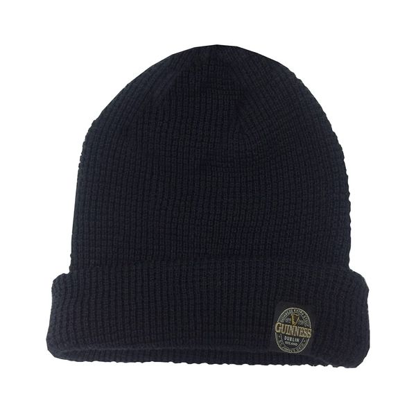 Guinness G6237 Beanie Hat, Black, One Size
