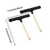 SHENLONG 2 Pack Trampoline Spring Pull Tool Kit Parts, T-Hook Tent Peg Puller, Trampoline Spring Tool Puller Hook, Trampoline Peg Puller with Plastic Handle for Jumping Trampoline Spring Installation