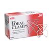 Ideal Clamps, #2, Smooth, Silver, 50/Box
