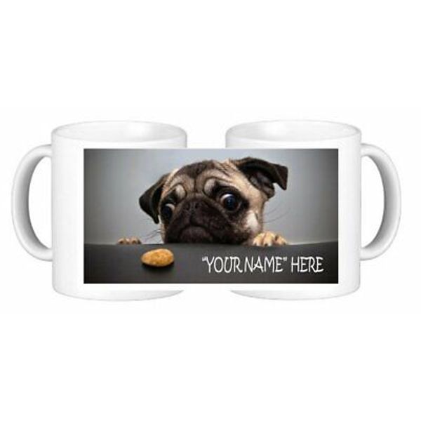 Personalised Pug Ceramic Coffee Mug ANY design of your Choice Have It YOUR Way