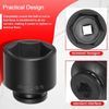 3/4'' Drive Spindle Axle Nut Impact Socket Set, 8 Pack Large Impact Socket Set