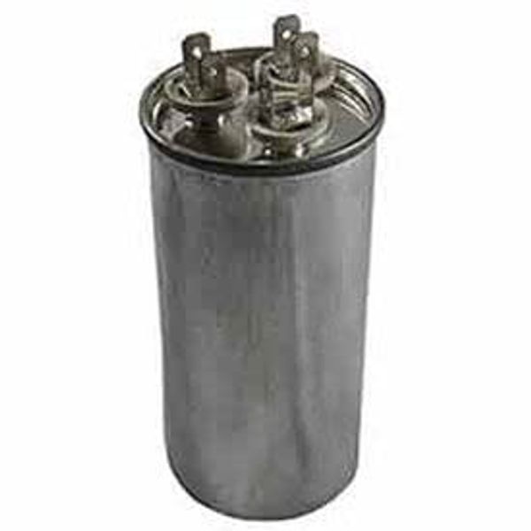 Round Run Capacitor, Dual Voltage 370/440, 25+4 Mfd