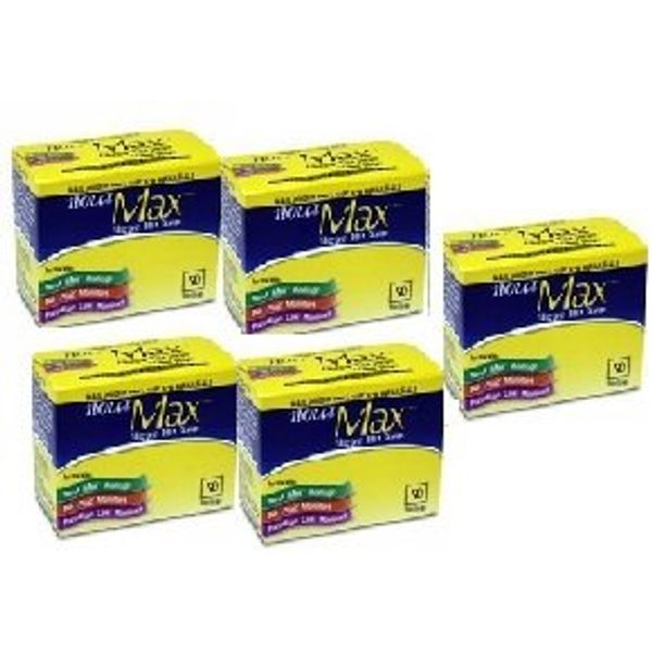 Nova Max Glucose Test Strips 250Ct. Nfrs Bundle Savings (5 Boxes of 50Ct= 250CT Total)