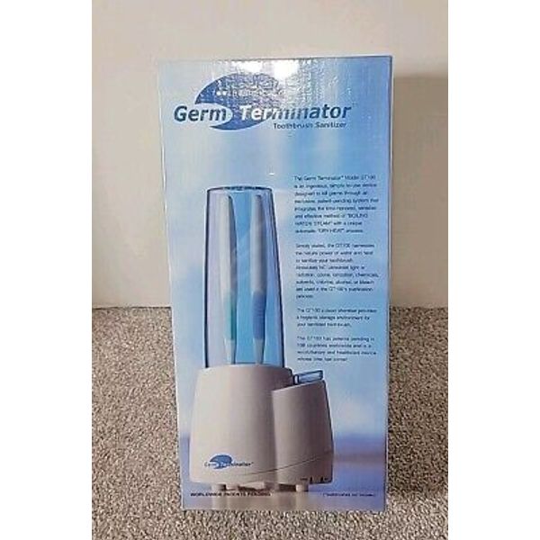 Germ Terminator Toothbrush Sanitizer Steam Sterilization Oral Health GT100 NEW!!