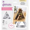 Crafter's Companion Gemini-Double-Sided Die-Dimensionals-Triangle Box, Multi-Colour, One Size