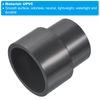 PATIKIL PVC Reducer Pipe Fitting 2.5x2 Inch Socket, Straight Coupling Adapter Connector, Grey